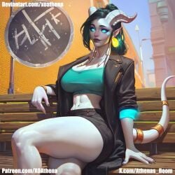 ai_generated athena beautiful big_breasts draenei draenei_female draenei_paladin goddess reincarnation thick_thighs world_of_warcraft