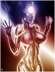 1girls azakachi-rd-17_(artist) body codex_(x-com) early_design early_version featureless_breasts female female_focus female_only glistening glistening_body glowing glowing_eyes hologram holographic humanoid lips machine not_furry_focus nude nude_female pseudo_hair reflective_body robot robot_girl robot_girl_focus robot_humanoid smile smile_at_viewer smiley_face smoke smoke_hair solo solo_female solo_focus translucent translucent_body white_eyes x-com xcom_2