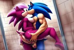 ai_generated ass blue_body breasts incest incest_(lore) magenta_fur male/female pink_hair sex sonia_the_hedgehog sonic_(series) sonic_the_hedgehog sonic_the_hedgehog_(series) sonic_underground sonic_x_sonia straight veiny_penis