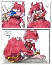 after_sex amy_rose amy_rose_the_werehog big_belly cum cum_on_leg digestion digestion_noises female_pred killboo male_prey oral_vore panties panties_aside same_size_vore sonic_(series) sonic_the_hedgehog sonic_the_hedgehog_(series) struggling_prey unwilling_prey vore vore_belly werehog