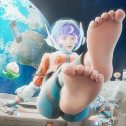 3d barefoot blizzard_entertainment feet female female_focus female_only foot_fetish foot_focus jdv juno_(overwatch) overwatch overwatch_2 presenting_feet soles soles_female soles_fetish