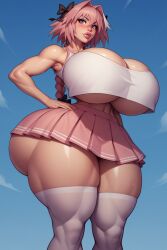 1girls ai_generated aibuta ass astolfo_(fate) big_ass big_breasts big_thighs blush breasts busty clothed clothed_female clothing curvy enormous_ass enormous_breasts enormous_thighs fat_ass fate/grand_order fate_(series) female female_only giant_ass giant_breasts giant_thighs gigantic_ass gigantic_breasts gigantic_thighs huge_ass huge_breasts huge_thighs hyper hyper_ass hyper_breasts hyper_thighs large_ass large_breasts large_thighs massive_ass massive_breasts massive_thighs navel rule_63 thick_thighs thighs voluptuous wide_hips wide_thighs