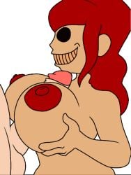 1boy 1girls animated beat_banger big_breasts breasts creepy creepy_smile creepypasta damsel_(mario_85) distress_(damsel) empty_eyes female hands_on_breasts holding holding_breasts holding_breasts_up horror house_of_horrorbrews long_hair long_red_hair luxuszelxd luxuszelxd_(mod_artist) male male/female mario_(series) mario_85 nightmare_fuel nightmare_waifu nipples nude nude_female nude_male nudity paizuri princess princess_peach princess_toadstool red_hair royalty smile smiling standing standing_paizuri super_mario_bros._(nes) sweetcraze_(mod_artist) titjob wide_smile