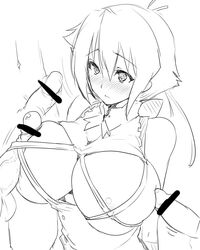 aquarion_evol breast_rub breasts goban huge_breasts penis sketch zessica_wong