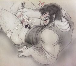 1boy 1male 1man 1men 2d 2d_(artwork) 2d_artwork arm_hair beard blowjob blowjob_face blowjob_only blush blush_face blush_lines blushed_face blushing blushing_male closed_eyes cum cum_in_mouth cum_inside cum_out_mouth cum_out_nose cumming cumming_in_mouth cumming_inside cumming_while_penetrating drool drool_on_face drooling facial_hair fellatio fellatio_face freckles freckles_on_face gay half-dressed half_naked half_nude heart heart_symbol hearts kyle_langdon_(sabbasarts) leg_hair male male_only open_mouth oral oral_insertion oral_penetration oral_sex original original_character original_characters pubic_hair pubic_hair_peek pubic_tuft sabbasarts saliva saliva_drip saliva_trail short_hair smile smiling tagme uncolored wavy_hair y/n y/n_(your_name) yaoi yn