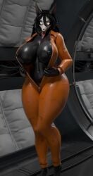 135:256 2024 3d_(artwork) 4k absurd_res anthro areola big_breasts black_body black_hair bodily_fluids bom39 bone breasts canid canine digital_media_(artwork) female hair hi_res mal0 mal0_(species) malo mammal nipples orange_jumpsuit prison_uniform rinkov01 scp-1471-a scp_foundation skull skull_head skulldog_(species) solo sweat thick_thighs tongue tongue_out white_eyes