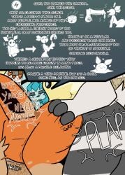 anthro balls blitzle blue_body bodily_fluids breasts canid corruptedcryptid cum cum_in_mouth cum_inside dialogue digital_media_(artwork) drinking drinking_cum duo eeveelution english_text female feral flareon generation_1_pokemon generation_4_pokemon generation_5_pokemon genital_fluids genitals glaceon hair hi_res infographic lore male male/female male_penetrating mammal nintendo nude open_mouth orange_body penetration penile penis pokemon pokemon_(species) sex size_difference speech_bubble stomach_bulge tail text