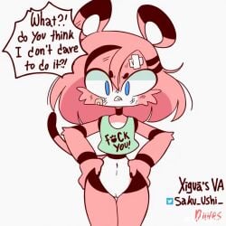 60fps ai_voice_acted angry animated annoyed breasts breasts chest colored dialogue diives english_voice female_only furry russian_voice_acting sound tagme text video voice_acted xigua_(diives) xingzuo_temple yelling