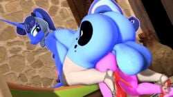 1futas 1girls 2025 3d alicorn animated_image anthro blue_eyes blue_fur chocker cutie_mark equine equine_penis eyes_rolling_back faceless_female futa_on_female futanari huge_balls huge_breasts huge_butt larger_futanari larger_penetrating looking_back my_little_pony penis pony princess_luna_(mlp) purple_fur realvinyl smaller_female smaller_penetrated tagme thighhighs twilight_sparkle_(mlp) two-tone_hair unicorn white_legwear