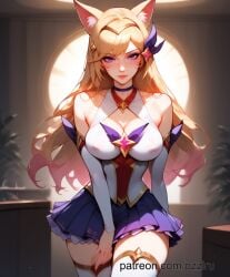 ahri ai_generated female league_of_legends ozziru star_guardian_ahri vastaya