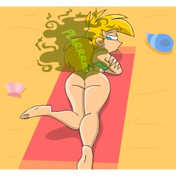 animatedjames ass bare_ass bare_legs barefoot beach big_ass bikini bikini_top_only blonde_hair blue_eyes bottomless dirty_ass fart fart_cloud farting farts feet female flatulance gas gassy gassy_female green_gas hailey_flower high_school_student leg_lift long_hair looking_back lying no_panties on_stomach original ponytail smelly_ass sniffable_ass soles solo stinky_ass student teen teen_girl teenage teenage_girl teenager toes young