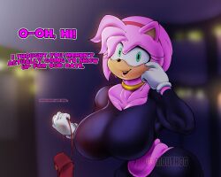 amy rose from sonic (series) by mouthgg