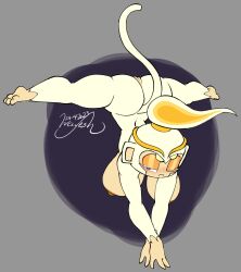 2023 3_fingers 3_toes adora_(bloons) adora_(bloons_tower_defense) anthro areola ass big_breasts biped bloons_tower_defense blush breasts brown_areola brown_nipples closed_frown dated eyebrows eyelashes feet female female_focus female_only fingers flexible frown fur genitals hair handstand haplorhine hi_res humanoid_genitalia humanoid_vulva mammal monkey mouth_closed narrowed_eyes ninja_kiwi nipples nude nude_anthro nude_female plantigrade ponytail primate purple_eyes signature solo solo_female splits spread_legs spreading tail tan_body tan_eyebrows tan_inner_ear tan_skin tan_vulva toes vulva wayesh white_body white_ears white_eyelashes white_fur white_tail