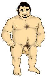 1boy 2013 20th_century_fox ball balls belly belly_button black_hair chest_hair chubby dreamworks facial_hair flaccid flaccid_penis foreskin green_eyes male male_only naked nipples nude penis pubic_hair sideburns simple_background solo tagme testicles thick_eyebrows tito_lopez turbo_(dreamworks) uncut white_background wkd