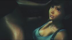 1boy 1girls 1male 3d 3d_animation 3dcg animated arms_behind_back asian asian_female bad_end balls big_cock black_hair blowjob captured captured_heroine censored censored_penis chained_wrists chains clothed_sex cock coughing cuffs disgusted domination face_fucking fellatio femsub final_fantasy_vii flared_nostrils forced_oral full_lips grossed_out holding_breath holding_head human human_female human_male irrumatio japanese japanese_text joys_shop light-skinned_female lips long_hair maledom moaning oral pov prisoner_(joys_shop) puckered_lips rape restrained restraints saliva saliva_drip saliva_string saliva_trail sex_slave smelly_cock stinky stroking stroking_penis tagme tears tifa_lockhart video voice_acted