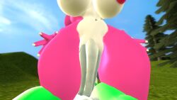 1boy 1girls 3d 3d_(artwork) balls big_breasts big_penis big_thighs birdo breasts close-up curvy diamond_ring duo female female/male female_on_top kabalmystic_(style) male male/female mario_(series) nintendo nipples outdoors penis sex thhypercombine12 thick thick_hips thick_thighs thighs unseen_face unseen_faces vaginal vaginal_penetration wide_hips yoshi