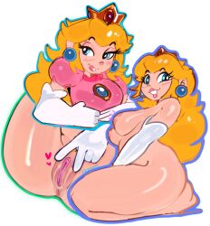 1girls anus artist_request blonde_hair blue_eyes blue_gemstone breasts breasts_out brooch crown dress earrings elbow_gloves evilhomar eyelashes eyeshadow female gem gloves hi_res homar_simpleton human human_only jewelry lips lipstick long_hair looking_at_viewer makeup mario_(series) medium_breasts nintendo nipples no_panties nose open_mouth parted_lips pink_dress pink_lips princess_peach puffy_short_sleeves puffy_sleeves pussy short_sleeves sitting smile solo sphere_earrings spread_legs super_mario_bros. white_gloves