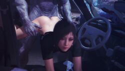 3d ada_wong ada_wong_(adriana) animated asian asian_female black_hair car clapping_cheeks doggy_style doggy_style_sex fucked_by_monster fucked_from_behind irispoplar legs_held_up male/female moaning moaning_in_pleasure monster monster_cock monster_on_female mr_x partially_clothed partially_clothed_female plap pleasure_face questionable_consent resident_evil resident_evil_2 resident_evil_2_remake sex_in_car short_video shorter_than_10_seconds size_difference sound straight straight_sex tagme taken_from_behind tyrant video