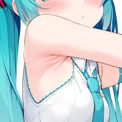 hatsune miku from vocaloid by nspdld
