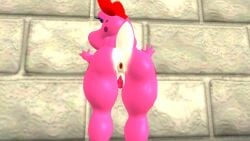 1girls 3d 3d_(artwork) against_wall anthro anus ass big_ass big_breasts big_butt big_thighs birdo bow breasts bubble_ass bubble_butt curvy dat_ass diamond_ring eyeshadow female female_only kabalmystic_(style) mario_(series) nintendo outdoors purple_eyes purple_eyeshadow pussy red_bow solo tail thhypercombine12 thick thick_ass thick_butt thick_hips thick_thighs thighs wide_hips
