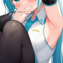 hatsune miku from vocaloid by nspdld