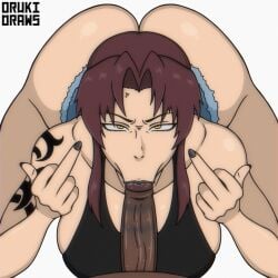 revy from black lagoon by orukidraws