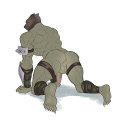 1:1 5_toes absurd_res alexdehell all_fours anthro anthro_only anus armor ass ass_up athletic athletic_anthro athletic_male back_muscles back_side barefoot biceps biped claws feet finger_claws fingers full_body_view genitals gesture green_body green_penis green_scales green_skin hand_on_ground hi_res humanoid humanoid_genitalia humanoid_penis inviting kneeling lizard lizardman long_mouth looking_at_viewer looking_back looking_back_at_viewer male male_only mask monster mortal_kombat mostly_nude muscular muscular_anthro muscular_arms muscular_male muscular_thighs orange_sclera penile penis pink_penis presenting rear_view reptile reptile_(mortal_kombat) saurian_(mortal_kombat) scales scalie seductive simple_background smile snout solo spikes spreading suggestive suggestive_gesture toes yellow_sclera