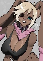 breasts bunny_ears bunny_girl female female_only hellgate lopunny mommy mommy_dom mommy_kink pokemon pokemon_(species) smile smiling_at_viewer