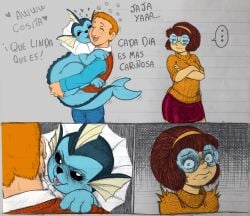 1boy 1feral 1girls 1pokemon 3rd_party_edit abraham_romano alberto_(mafalda) blush_lines bodily_fluids color_edit comic dialogue eeveelution female feral generation_1_pokemon glasses group half-closed_eyes heart_symbol hi_res human human_male humor licking mafalda mafalda’s_father mafalda_(quino) male mammal meme narrowed_eyes nintendo parody pokemon pokemon_(species) pokephilia raquel_(mafalda) saliva saliva_string scared spanish spanish_dialogue spanish_text text third-party_edit third_party_edit threatening tongue tongue_out traditional_media_(artwork) trio vaporeon zoophilia