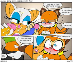 ass_grab blush clothing comic cum english_text faceless_male fellatio female femdom furry glory_hole hedgehog male marine_the_raccoon miles_tails_prower oral oral_sex page_5 penis r!p raccoon rouge_the_bat sega sex sonic_(series) sonic_the_hedgehog speech_bubble straight text yuri