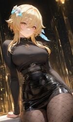 lumine (genshin impact) from genshin impact by slombert