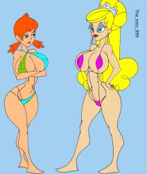 2girls bikini female kick_buttowski tagme