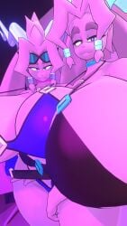 big_ass big_breasts bikini breasts bubble_butt cleavage female furry huge_ass huge_breasts hyper_breasts nonarycubed pseudoregalia sybil_(pseudoregalia) tagme thegrinderops thick_thighs wide_hips