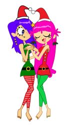 2girls ami ami_onuki cartoon_network christmas clothed female female_only hi_hi_puffy_amiyumi no_sex safe yumi yumi_yoshimura