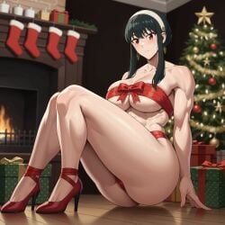 1girls ai ai_generated big_ass big_booty big_breasts big_butt black_hair body_wraps bow busty christmas christmas_outfit christmas_present christmas_tree fireplace gift_wrapped gift_wrapped_female gift_wrapping high_heels low-angle_view pawg perfect_ass perfect_body perfect_legs present presents radnsad ribbon ribbon_only short_hair_with_long_locks sidelocks slim_thick slim_waist solo solo_female solo_focus spy_x_family thick_legs thick_thighs under_view underboob underwear viewed_from_below wrapped_up yor_briar yor_forger