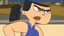 1boy 1boy1girl 1female 1male 2d_animation animated cartoon_network eva_(tdi) female mike_(tdi) tagme total_drama:_pahkitew_island total_drama:_revenge_of_the_island total_drama_(series) total_drama_island vaginal_masturbation vaginal_penetration video