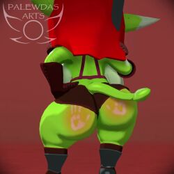 1:1 30_seconds 3d 3d_animation ally_(palewdas) animated armor ass atlyss belly big_breasts big_butt big_ears blender_(artwork) boots bouncing_belly bouncing_breasts bouncing_butt breastplate breasts clothed clothing digital_media_(artwork) female fingers footwear giant_hammer gloves goblin goblin_female green_body green_eyes green_skin hair hammer handwear hi_res horn humanoid imp_(atlyss) longer_than_30_seconds looking_at_viewer markings no_sound overweight overweight_female palewdas_arts red_hair scar sharp_teeth shoes short_stack shortstack slightly_chubby slightly_chubby_female solo tagme teeth tools tribal tribal_markings video warpaint