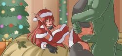 big_breasts big_breasts big_breasts big_cock big_dick big_penis blood_elf blush breasts breasts breasts christmas christmas_clothing christmas_headwear christmas_outfit christmas_tree cia_nightfire clothed clothed_sex clothing cock dick elf elf_ears elf_female elf_girl green_cock green_penis green_skin high_elf holidays legs_apart legs_spread on_side orc orc_(warcraft) orc_male panties panties_aside penis penis_in_pussy pussy ramahdraws red_hair sex side_sex skirt skirt_up spread_legs stockings straight straight straight_sex vagina vaginal_insertion vaginal_penetration vaginal_penetration vaginal_penetration vaginal_sex warcraft world_of_warcraft