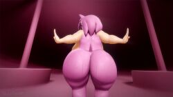 3d 3d_animation amy_rose ass_clapping big_ass big_breasts bouncing_ass from_behind furry looking_at_viewer looking_back sega sonic_(series) sonic_the_hedgehog_(series) sound sound_effects tagme video video_games vulkyasha