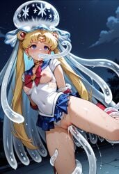 ai_generated crossover defeated empty_eyes exposed_breasts exposed_pussy hoipo hypnotized magical_girl mind_control nihilego pokemon sailor_moon sailor_moon_(series) tentacle_in_mouth tentacle_in_pussy tentacle_sex torn_clothes ultra_beast usagi_tsukino