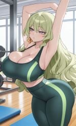 1female 1girl 1girls ai_generated ass big_ass big_boobs big_breasts big_butt big_butt_(female) big_tits bluesky bluesky_link blushing blushing_female boobs boobs_bigger_than_head breasts breasts_bigger_than_head busty busty_female butt curvaceous curvaceous_body curvaceous_female curvaceous_figure curvaceous_hips curvaceous_thighs curvy curvy_body curvy_female curvy_figure curvy_hips eyes female femme_fatale green_hair green_hair_female green_sports_bra green_yoga_pants gym gym_background gym_equipment hair hands_above_head hands_up hips honkai_(series) honkai_impact_3rd hourglass_figure hourglass_figured_female hoyoverse image large_ass large_boobs large_breasts large_butt large_tits lips long_green_hair long_hair long_hair_female mature_body mature_female mature_woman mihoyo mobius_(honkai_impact) pawg phat_ass pixiv plump_ass plump_boobs plump_breasts plump_butt plump_hips plump_thighs plump_tits sexy sexy_female sports_bra stretching sweating sweating_female thighs tits tits_bigger_than_head unique_eyes voluptuous voluptuous_female voluptuous_woman wide_hips yoga_pants