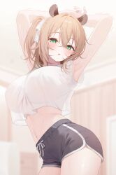 alternate_version_available big_breasts deyui large_breasts nimi_nightmare nurse short_shorts tagme