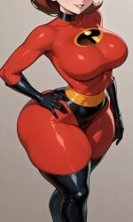 ai_generated bodysuit curvaceous curvy elastigirl focus_on_ass helen_parr hips_wider_than_shoulders houseofwaifu huge_ass huge_butt mature_female milf mommy pixar superhero_costume superheroine the_incredibles thick thick_ass thick_hips thick_legs thick_thighs tiny_waist wide_ass wide_hips zoom_in