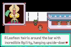 anthroemerald futanari leafeon stripper stripper_pole tagme