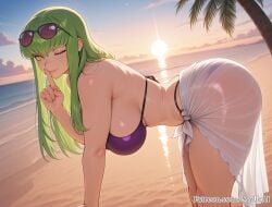 1girl 1girls ai_assisted ai_generated anime anime_style big_ass big_breasts boobs breasts c.c. clitoris code_geass curvaceous curvaceous_body curvaceous_female curvaceous_figure female female_focus female_only fit_female girl girly green_hair hentai hourglass_figure huge_ass huge_breasts mylieai patreon pussy sexy shiny uncensored vagina voluptuous voluptuous_female waifu waifu_diffusion woman