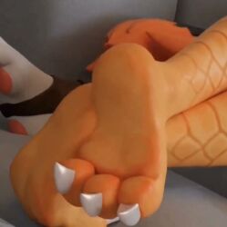 chica_(fnaf) feet feet_focus feet_together feet_up foot_fetish glamrock_chica_(fnaf) mayosplash moaning out_of_frame sex tagme video