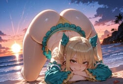 ai_generated attractive attractive_body attractive_female beach beach_background big_ass big_breasts big_butt big_thighs blonde_hair breasts brown_hair curvy cute fairy_tail fat_ass fat_butt female giant_breasts hot huge_ass huge_breasts huge_butt huge_thighs lucy_heartfilia massive_ass massive_breasts massive_butt miyuai seductive sex sexy sexy_body sexy_female thick thick_ass thick_body thick_booty thick_butt thick_legs thick_thighs twintails twintails_(hairstyle) yellow_hair