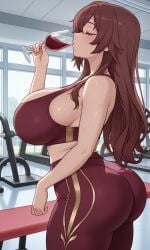 1female 1girl 1girls ai_generated ass big_ass big_boobs big_breasts big_butt big_butt_(female) big_tits bluesky bluesky_link blushing blushing_female boobs boobs_bigger_than_head breasts breasts_bigger_than_head busty busty_female butt curvaceous curvaceous_body curvaceous_female curvaceous_figure curvaceous_hips curvaceous_thighs curvy curvy_body curvy_female curvy_figure curvy_hips drinking drinking_wine eden_(honkai_impact) eyes female femme_fatale gym gym_background gym_equipment hair hips honkai_(series) honkai_impact_3rd hourglass_figure hourglass_figured_female hoyoverse image large_ass large_boobs large_breasts large_butt large_tits lips long_hair long_hair_female maroon_hair mature_body mature_female mature_woman mihoyo pawg phat_ass pixiv plump_ass plump_boobs plump_breasts plump_butt plump_hips plump_thighs plump_tits red_hair red_hair_female red_sports_bra red_wine red_yoga_pants sexy sexy_female sports_bra sweating sweating_female thighs tits tits_bigger_than_head voluptuous voluptuous_female voluptuous_woman wide_hips wine_glass yellow_eyes yellow_eyes_female yoga_pants