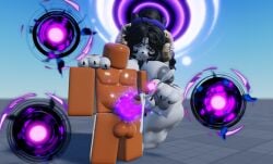 1boy 1girls alternate_version_available anthro areolae barefoot big_breasts boxingstudio breasts completely_nude completely_nude_female cum cumming cumshot ejaculation female full_body furry goat goat_girl handjob magic_handjob magic_job magic_user male naked naked_female nipples nude nude_female penis roblox robloxian using_powers