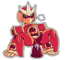 anal_insertion blush dildo dildo_in_ass dildo_insertion dildo_penetration dildo_riding gravity_circuit happy happy_sub kai_(gravity_circuit) male male_protagonist mouthless robot robot_humanoid robot_joints sigh solo submissive_male